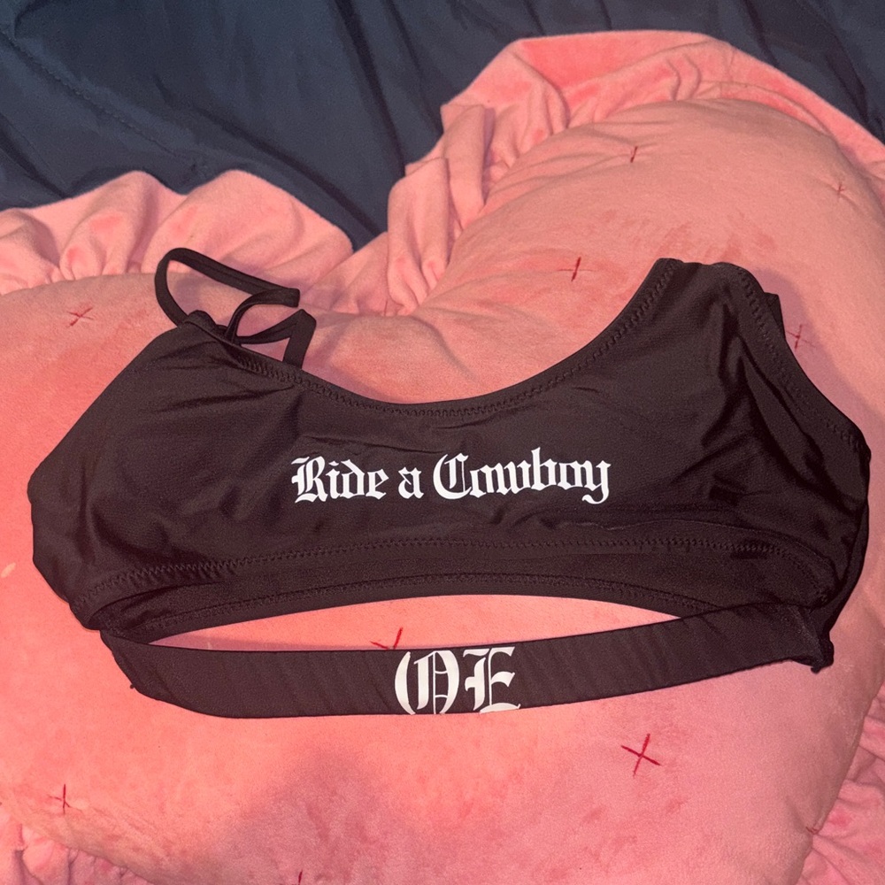 Outlawed ethics swim top